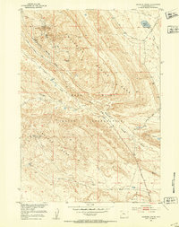 Maverick Spring 1951 topographic map thumbnail