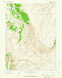 Maxon Ranch 1963 topographic map thumbnail