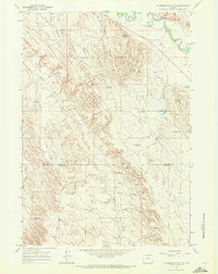 Mc Dermotts Butte topographic map thumbnail