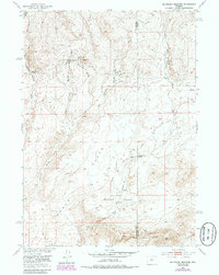 Mc Intosh Meadows 1952 topographic map thumbnail