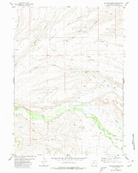 Meadow Canyon 1980 topographic map thumbnail