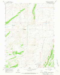 Meadow Draw 1965 topographic map thumbnail