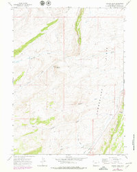 Meadow Draw 1965 topographic map thumbnail