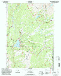 Meadowlark Lake 1993 topographic map thumbnail