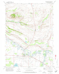 Medicine Bow 1971 topographic map thumbnail