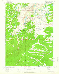 Medicine Bow Peak 1961 topographic map thumbnail