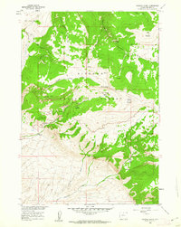 Medicine Wheel 1960 topographic map thumbnail