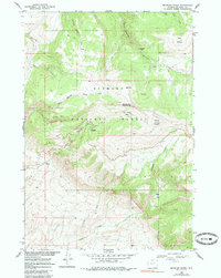 Medicine Wheel 1960 topographic map thumbnail