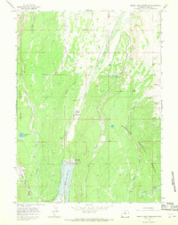 Meeks Cabin Reservoir 1965 topographic map thumbnail