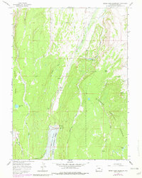 Meeks Cabin Reservoir 1965 topographic map thumbnail