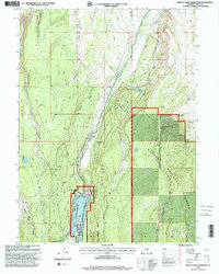 Meeks Cabin Reservoir 1998 topographic map thumbnail