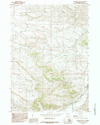 Meeteetse West 1985 topographic map thumbnail