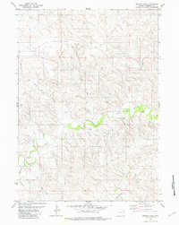 Mercer Draw 1981 topographic map thumbnail