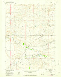 Meriden 1960 topographic map thumbnail