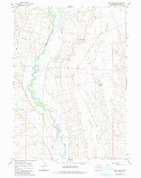 Mesa Spring 1964 topographic map thumbnail
