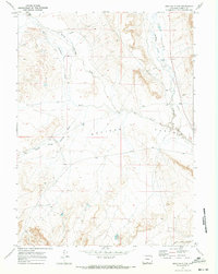 Mexican Flats 1970 topographic map thumbnail