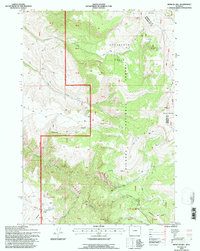 Mexican Hill 1993 topographic map thumbnail
