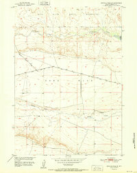 Mexican Pass SE 1951 topographic map thumbnail