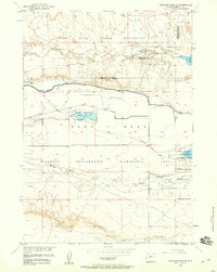 Mexican Pass SE 1958 topographic map thumbnail