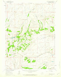 Middlewood Hill 1961 topographic map thumbnail