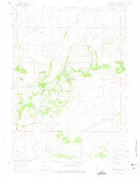Middlewood Hill 1961 topographic map thumbnail