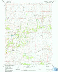 Middlewood Hill 1961 topographic map thumbnail