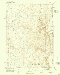 Miles Ranch 1952 topographic map thumbnail