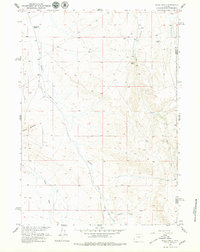 Miles Ranch 1957 topographic map thumbnail
