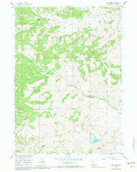 Milk Creek 1956 topographic map thumbnail