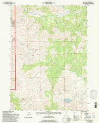 Milk Creek 1991 topographic map thumbnail
