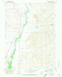 Milleson Draw 1969 topographic map thumbnail