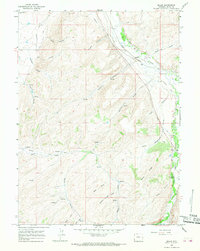 Millis 1965 topographic map thumbnail