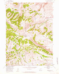 Miners Delight 1954 topographic map thumbnail