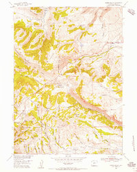 Miners Delight 1954 topographic map thumbnail