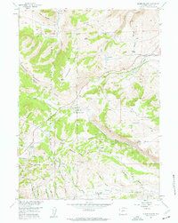 Miners Delight 1954 topographic map thumbnail