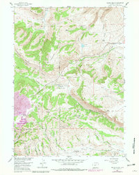 Miners Delight 1954 topographic map thumbnail