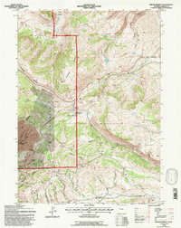 Miners Delight 1991 topographic map thumbnail