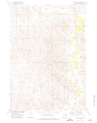Mitchell Draw 1972 topographic map preview