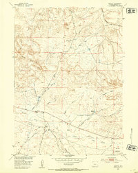 Moneta 1952 topographic map thumbnail