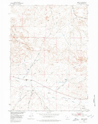 Moneta 1952 topographic map thumbnail