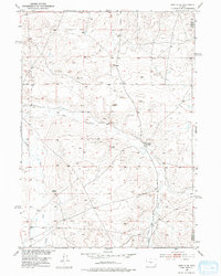 Moneta SE 1952 topographic map thumbnail