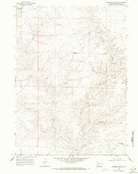 Monument Butte 1968 topographic map thumbnail