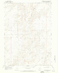 Monument Butte NE 1968 topographic map thumbnail