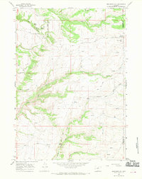 Monument Hill 1966 topographic map thumbnail