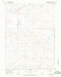 Monument Lake 1966 topographic map thumbnail