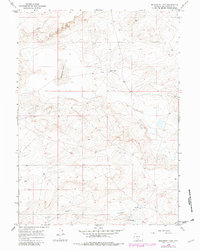 Monument Lake 1966 topographic map thumbnail