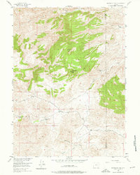 Moonshine Peak 1955 topographic map thumbnail