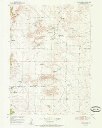 Moore Spring 1951 topographic map thumbnail
