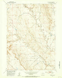 Morrisey NE 1951 topographic map thumbnail