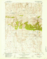 Morrison Canyon 1951 topographic map thumbnail